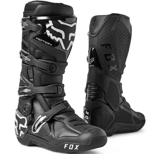 FOX Racing Black Motion Motocross Boots