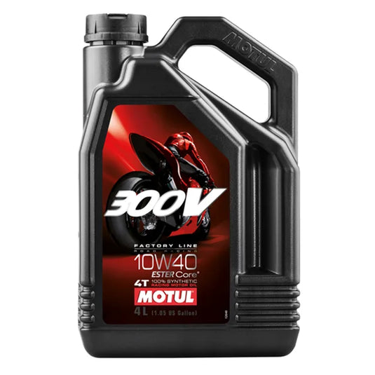 Motul 300v Factory Line Racing 4T Oil 10w/40 Fully Synthetic 4L