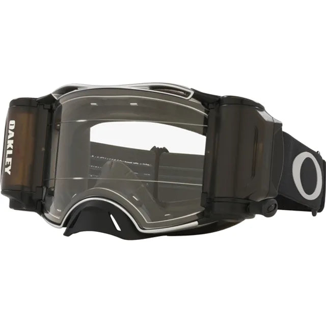 Oakley Airbrake Tuff Blocks Black Gunmetal Roll Off Motocross Goggles