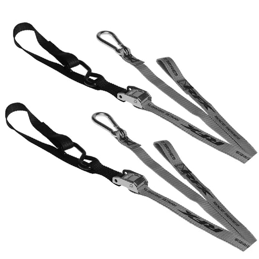 RFX Race Series 1.0 Tie Downs Grey Black Pair