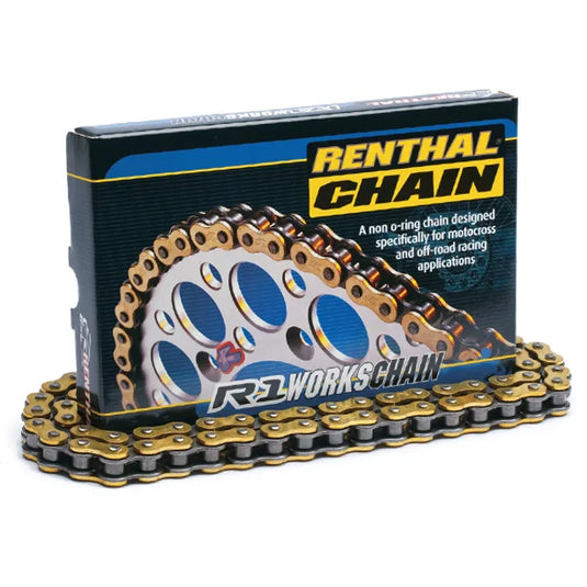 Renthal 420 R1 Works Gold Black Racing Chain 130 Link