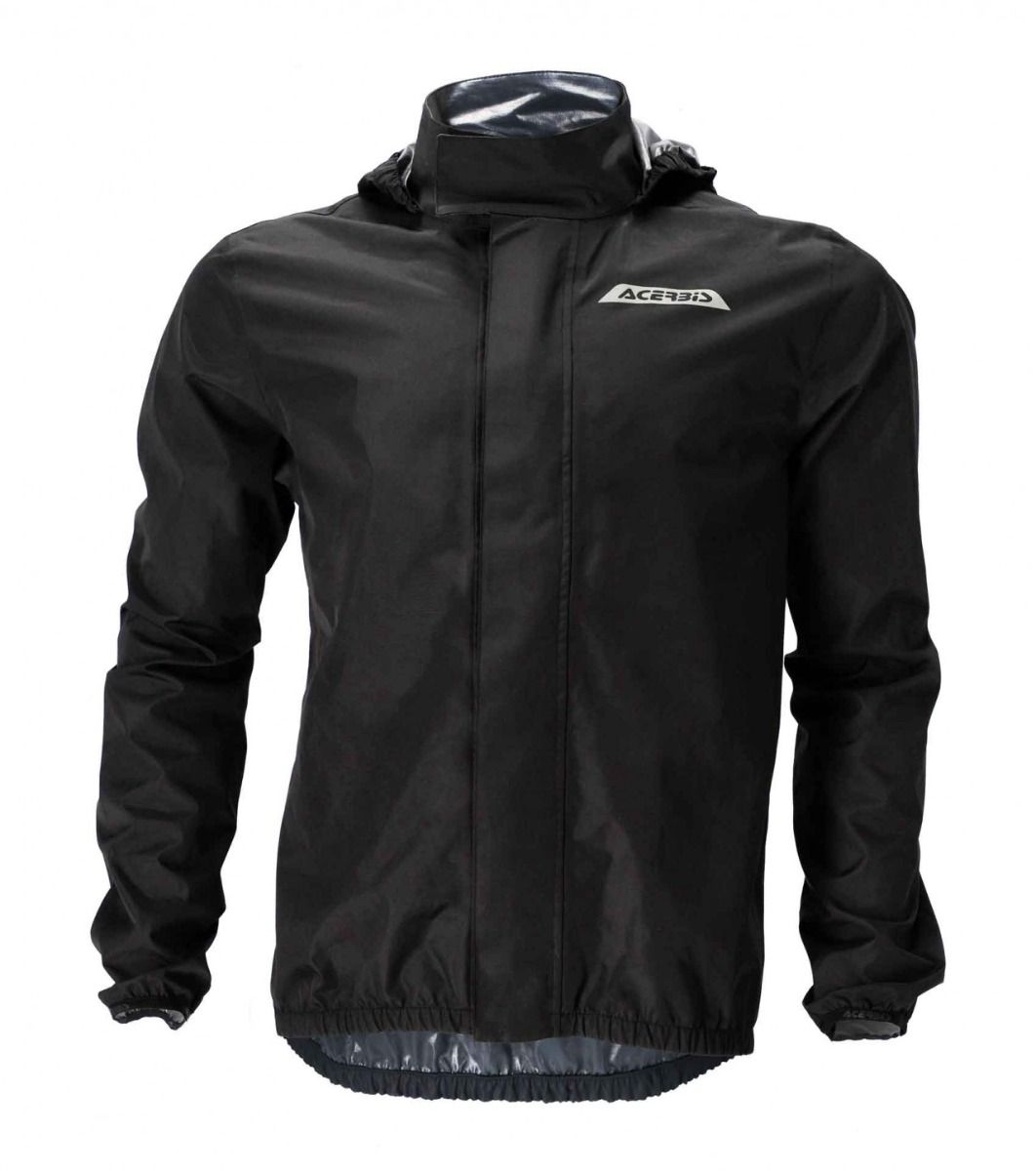 Acerbis X-Dry Black Waterproof Rain Jacket