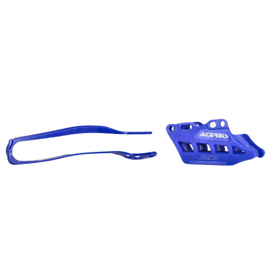 Acerbis Chain Guide & Swingarm Slider Kit Blue - Yamaha