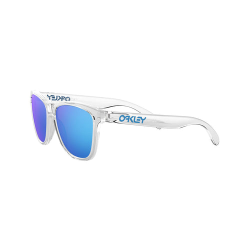 Oakley Frogskins Sunglasses Clear Prizm Sapphire Lens