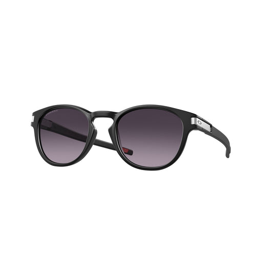 Oakley Latch Sunglasses Matte Black Prizm Grey Gradient Lens