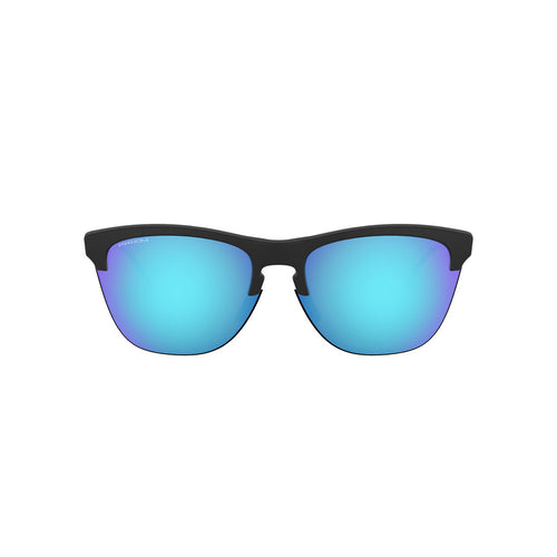 Oakley Frogskins Lite Sunglasses Matte Black Prizm Sapphire Lens