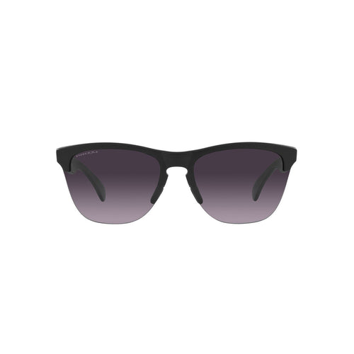 Oakley Frogskins Lite Sunglasses Matte Black Prizm Grey Gradient Lens