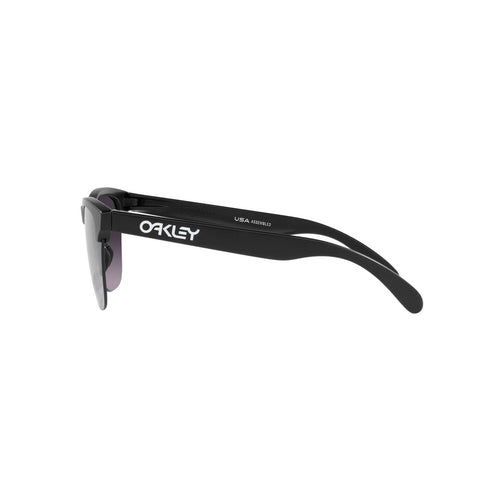 Oakley Frogskins Lite Sunglasses Matte Black Prizm Grey Gradient Lens