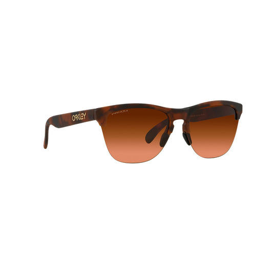 Oakley Frogskins Lite Sunglasses Matte Brown Tortoise Prizm Brown Gradient Lens