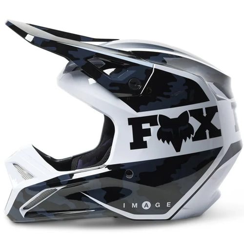 FOX Racing V1 Nuklr Black Adult Motocross Helmet