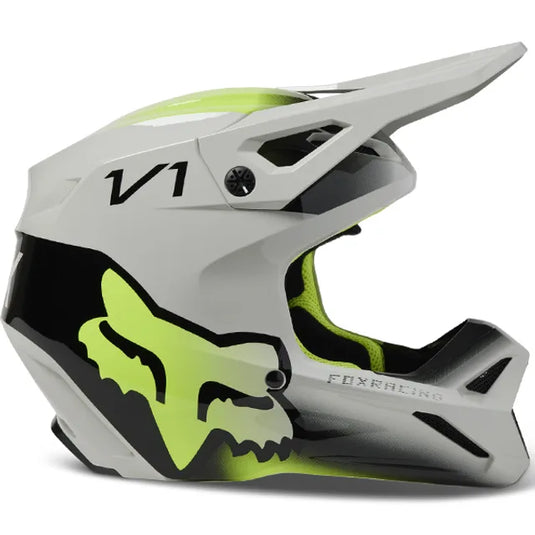 FOX Racing V1 Toxsyk Steel Grey Kids Motocross Helmet