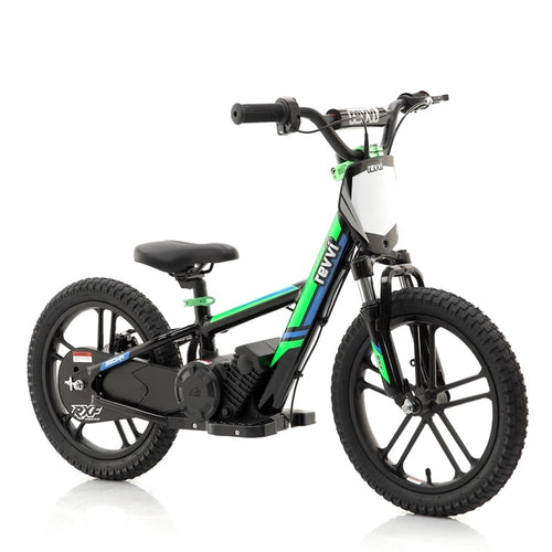 Revvi 16" Plus 250W Electric Balance Bike - Green