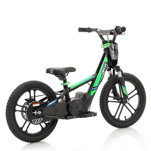 Revvi 16" Plus 250W Electric Balance Bike - Green