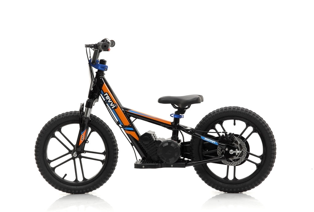 Revvi 16" Plus 250W Electric Balance Bike - Orange