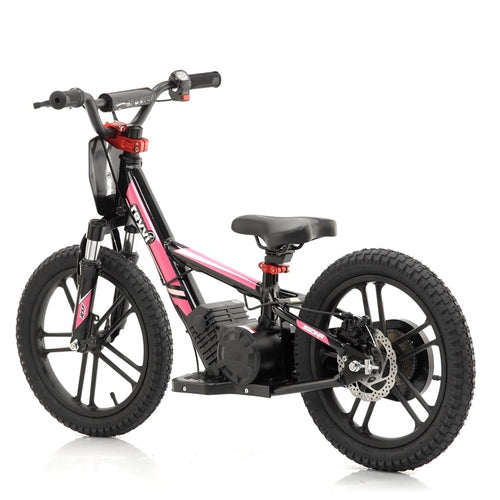 Revvi 16" Plus 250W Electric Balance Bike - Pink