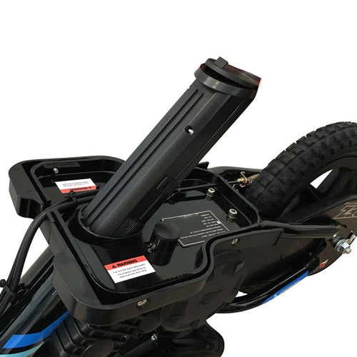 Revvi 12" 100W Electric Balance Bike - Black