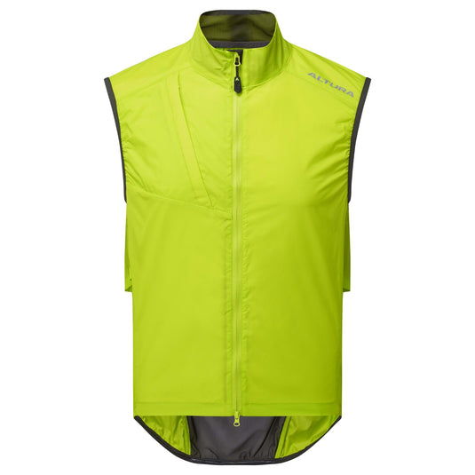 Altura Airstream Mens Cycling Windproof Gilet - Lime