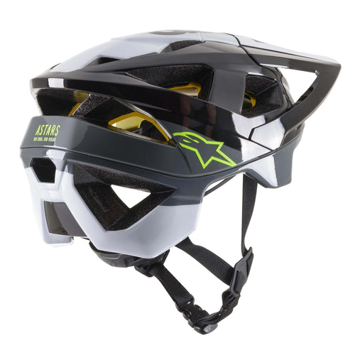 Alpinestars Vector Tech Pilot MIPS Black White Cool Gray Gloss MTB Helmet