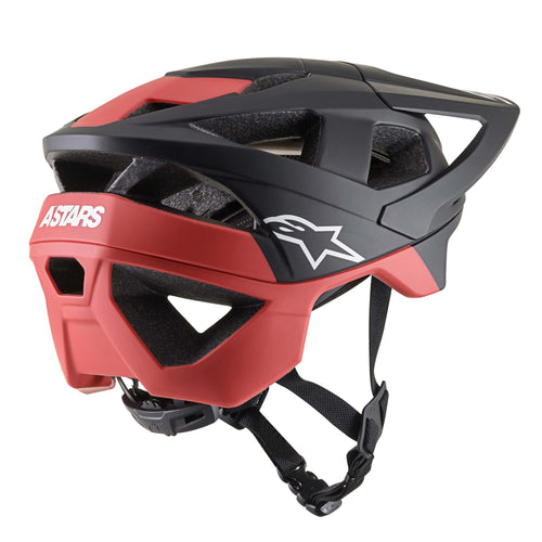 Alpinestars Vector Pro Atom Black Red Matte MTB Helmet