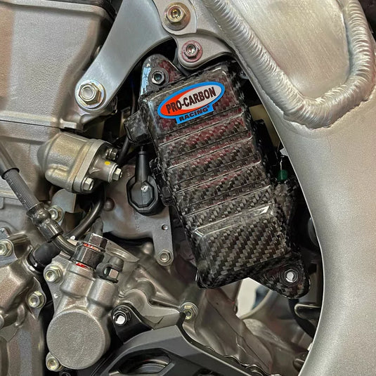 Pro Carbon Battery Cover - Honda CRF