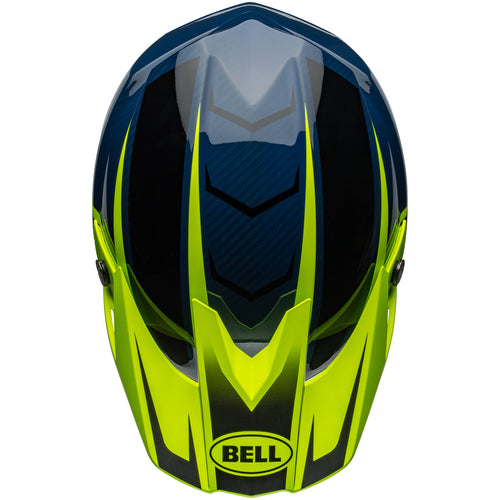 Bell 2024 Moto-10 Spherical Mips Sliced Retina Blue Motocross Helmet