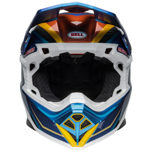 Bell 2024 Moto-10 Spherical Mips Tomac 24 White Gold Motocross Helmet