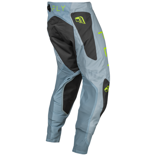 Fly Racing 2024 Evolution DST Ice Grey Charcoal Neon Green Pants