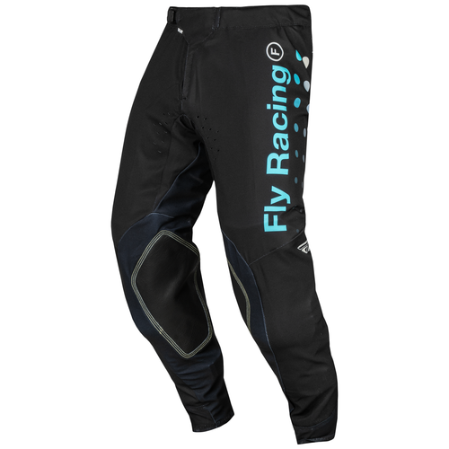 Fly Racing 2024 Evolution DST Special Edition Strobe Black Electric Blue Pants