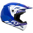 Fly Racing 2024 Kinetic Menace Blue White Motocross Helmet