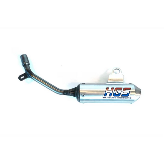 HGS Exhaust Silencer Alloy Steel End KTM SX 50