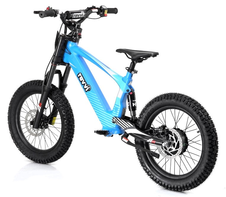 Revvi 18" 500W Electric Bike - Blue