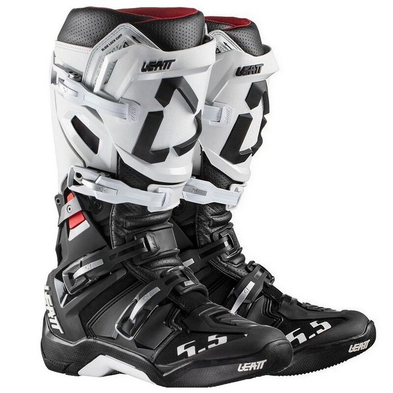 Leatt GPX 5.5 Flexlock White Black Motocross Boots