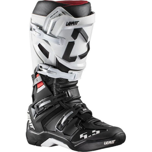 Leatt GPX 5.5 Flexlock White Black Motocross Boots