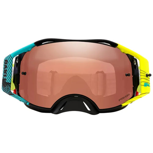 Oakley Airbrake Jeffery Herlings Signature Black Teal Yellow Prizm Motocross Goggles