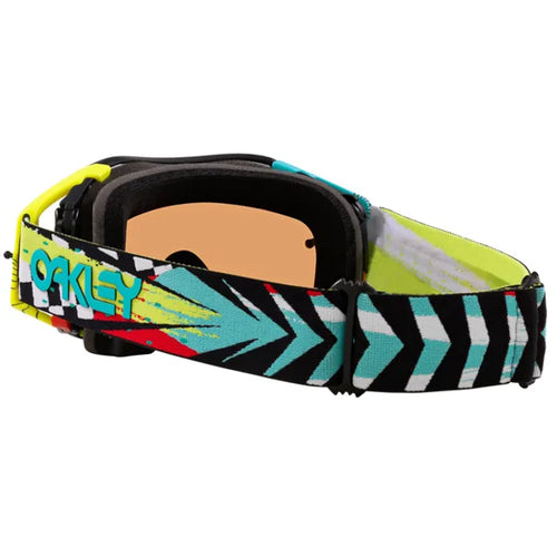 Oakley Airbrake Jeffery Herlings Signature Black Teal Yellow Prizm Motocross Goggles