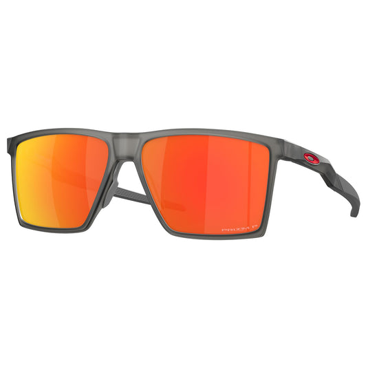 Oakley Futurity Sunglasses Satin Grey Smoke Prizm Ruby Polarized Lens
