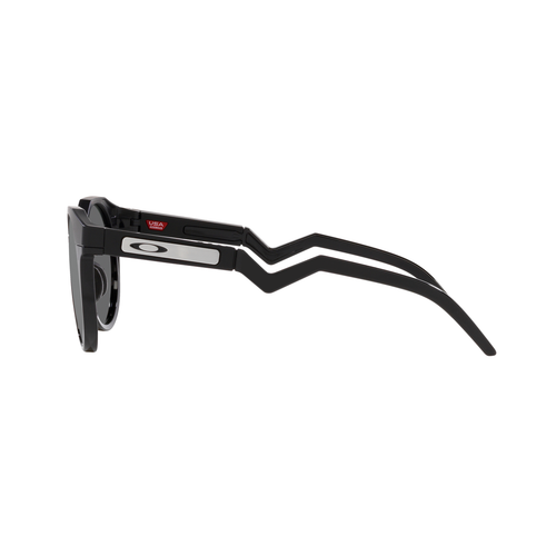Oakley HSTN Sunglasses Matte Black Polarized Black Prizm Grey Gradient Lens