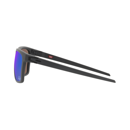 Oakley Leffingwell Sunglasses Adult Vinales Matte Dark Grey Prizm Sapphire Lens