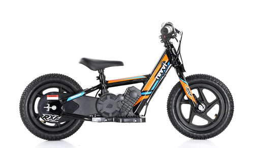 Revvi 12" 100W Electric Balance Bike - Orange