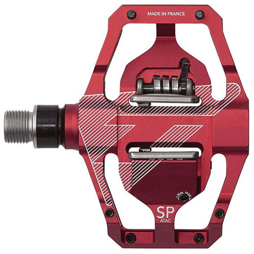 Time Speciale 12 Enduro Pedals Including Atac Cleats - Red