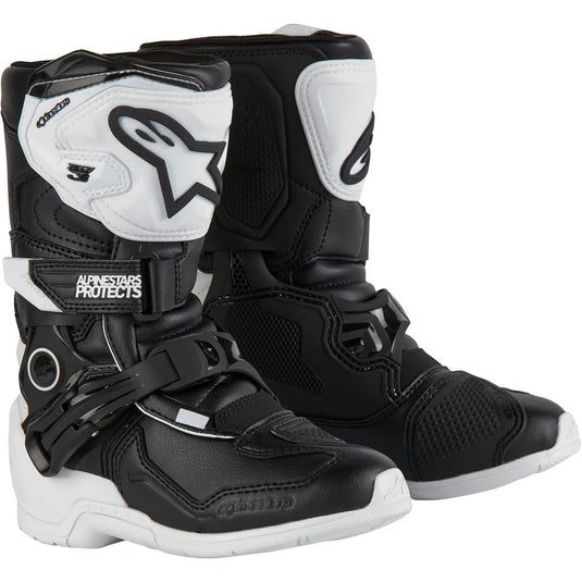 Alpinestars Tech 3S Kids White Black Motocross Boots