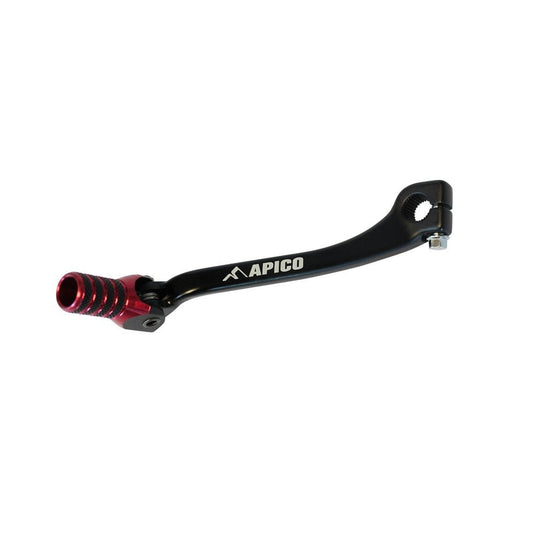 Apico Elite Gear Lever (Black/Red) - Honda
