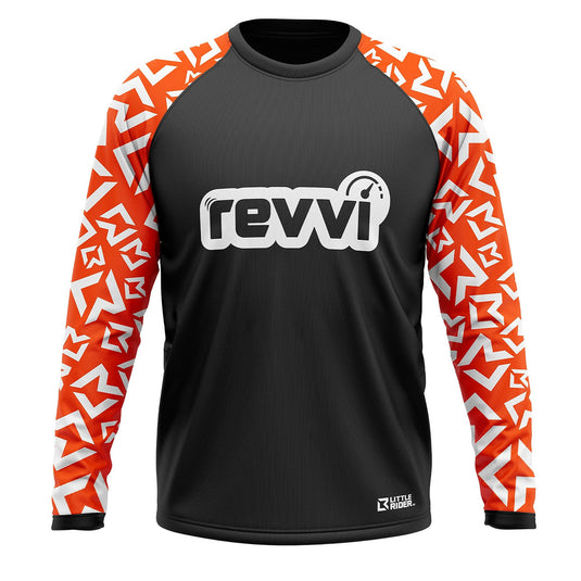 Revvi Kids Riding Jersey - Orange