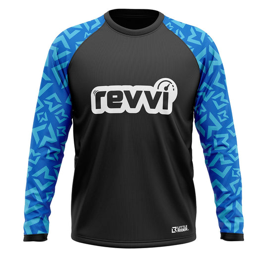 Revvi Kids Riding Jersey - Blue