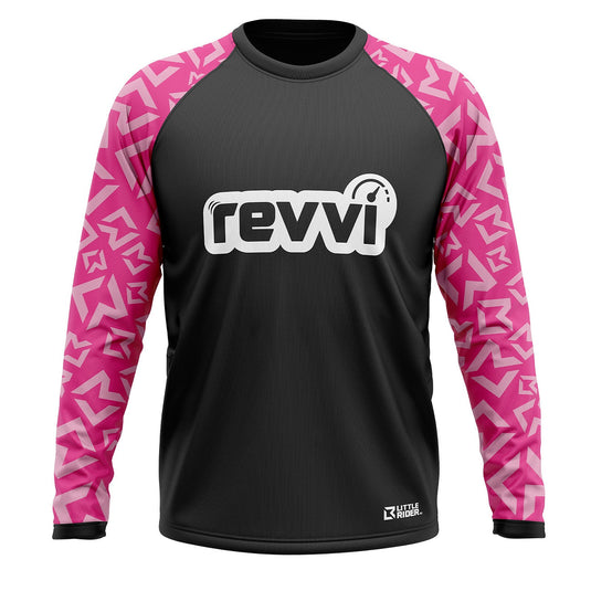 Revvi Kids Riding Jersey - Pink