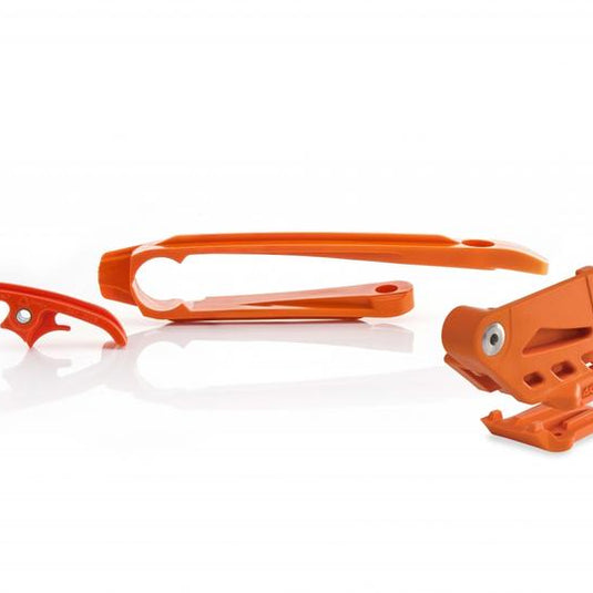 Acerbis Chain Guide & Swingarm Slider Kit Orange - KTM