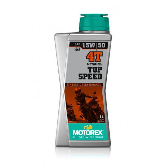 Motorex Top Speed 15w/50 4T Synthetic (KTM/HSQ/GAS 2T Gearbox) 1L
