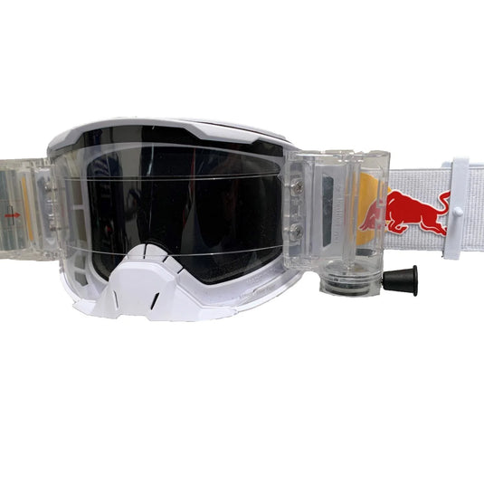 Red Bull Spect Strive White - Race Ready 48mm Roll Off System