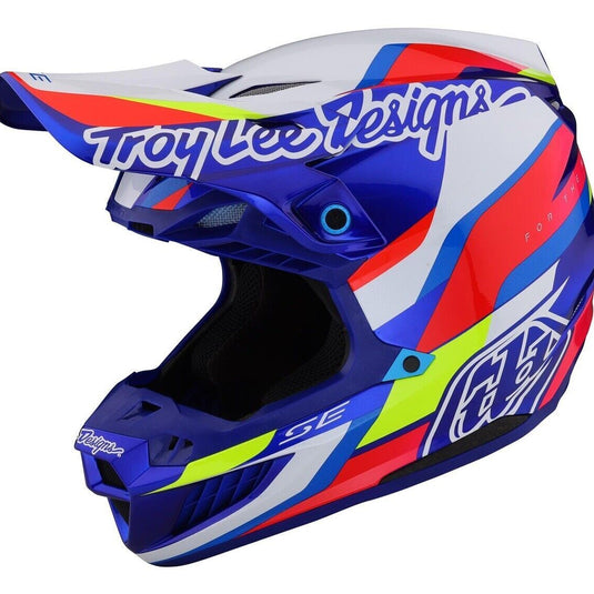 Troy Lee Designs SE5 Composite Omega Blue Motocross Helmet