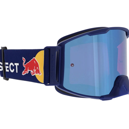 Red Bull Spect Strive Blue Purple Mirror Double Lens Motocross Goggles